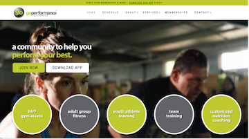 Build a website to increase brand awareness and help our clients advertise their mobile application, promote memberships and programs, blog, and videos